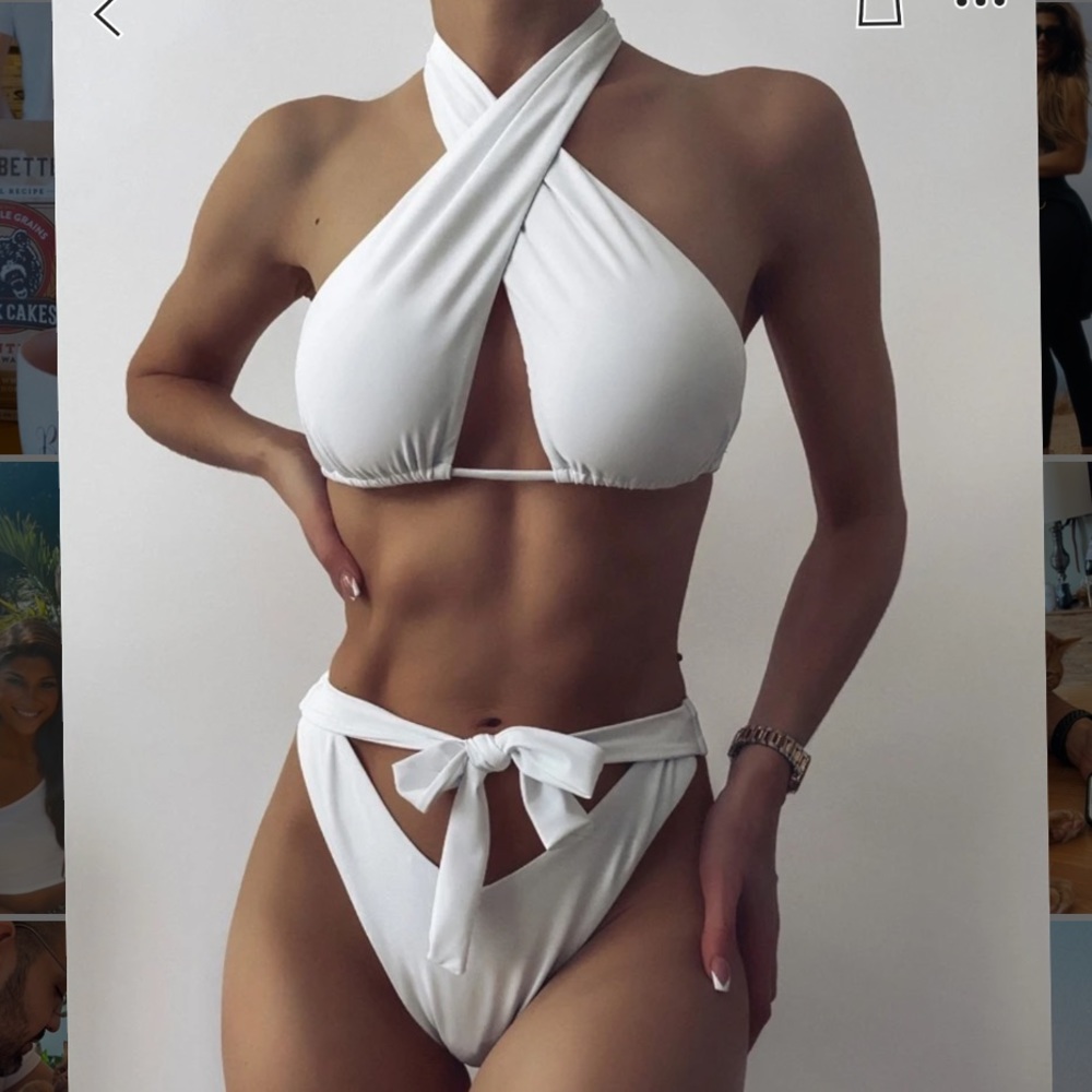 White Bikini Bottoms